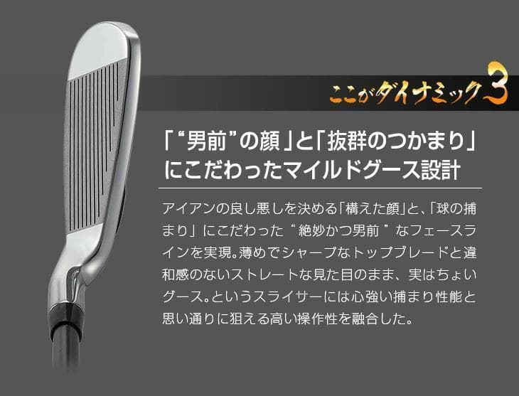 【新品】ダイナミクスアイアン ワークテック飛匠シャフト仕様5番～PW 6本セット