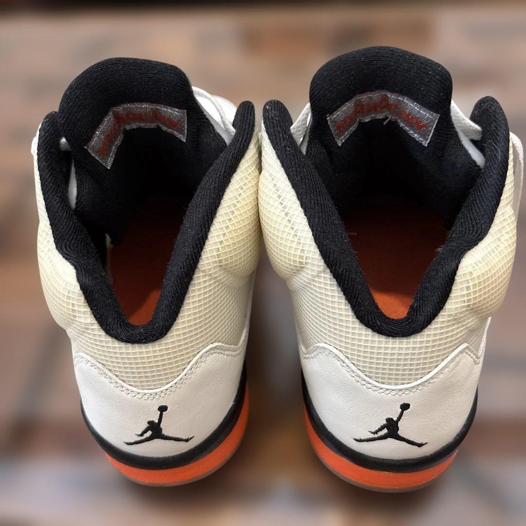Nike Air Jordan 5 ホワイト/オレンジ