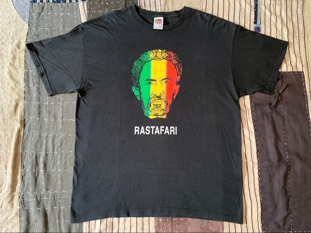 90s 00s ハイレセラシエ vtg tシャツ RASTAFARI レゲエ