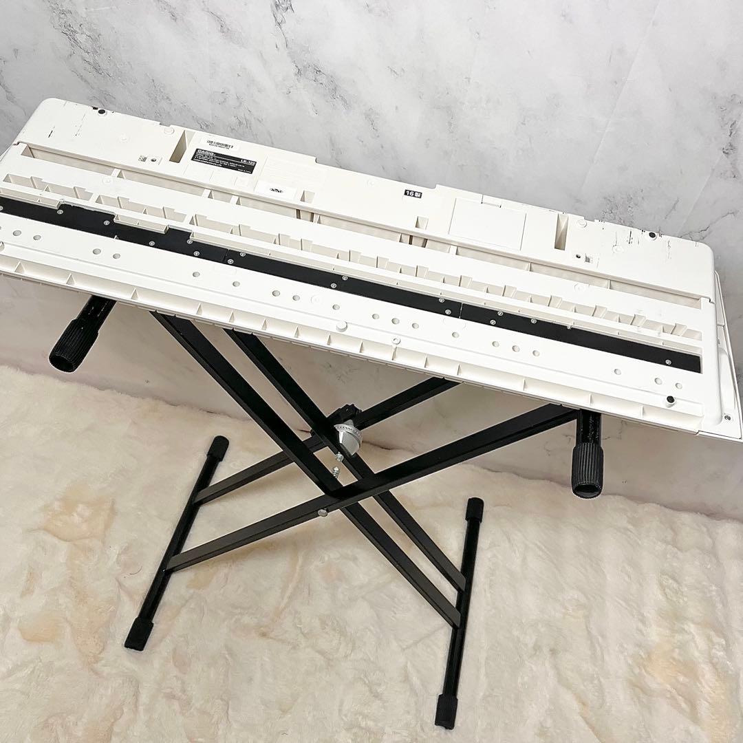 【動作確認済】CASIO LK-122 光ナビ スタンド付
