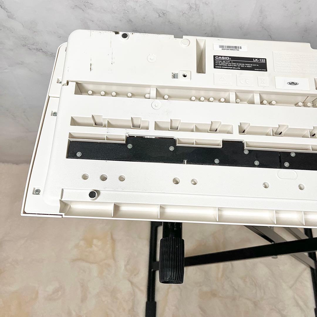 【動作確認済】CASIO LK-122 光ナビ スタンド付