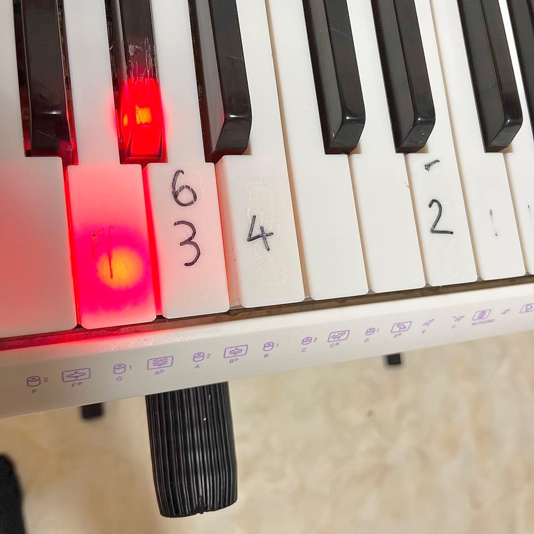 【動作確認済】CASIO LK-122 光ナビ スタンド付