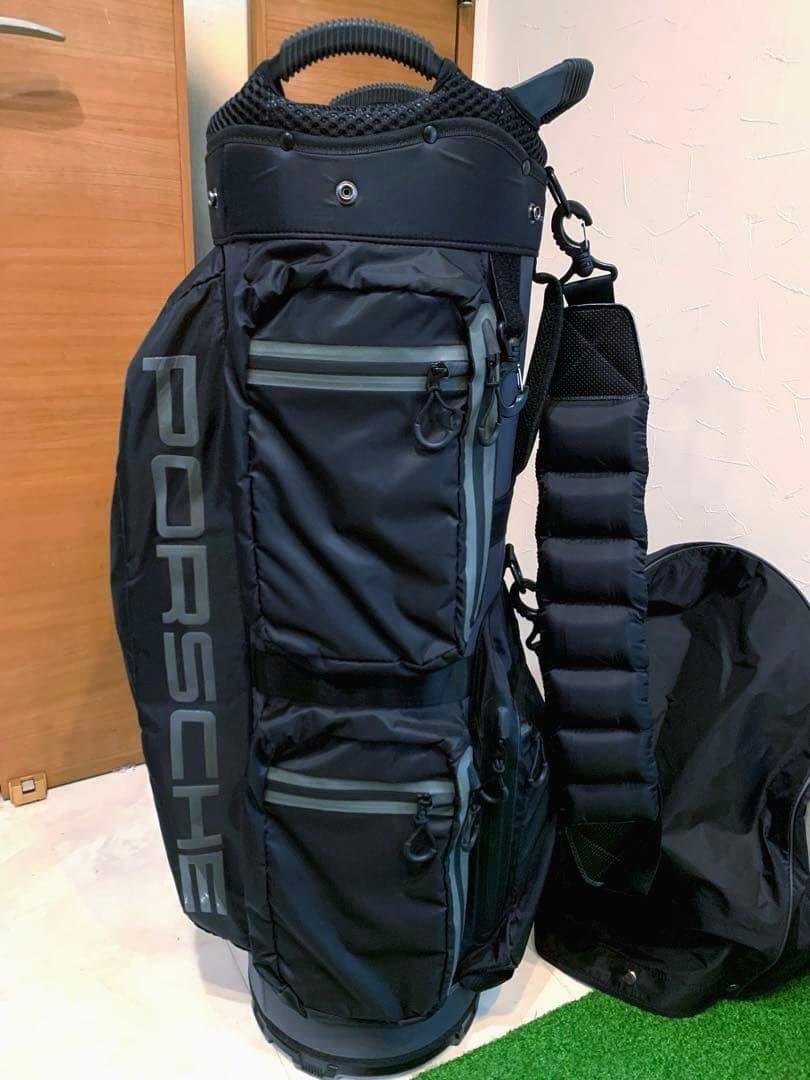 美品　ポルシェ　PORSCHE 軽量　撥水　キャディバッグ