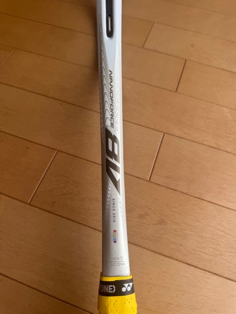 YONEX ナノフォース8VREV UL1 クールホワイト　ソフトテニスラケット