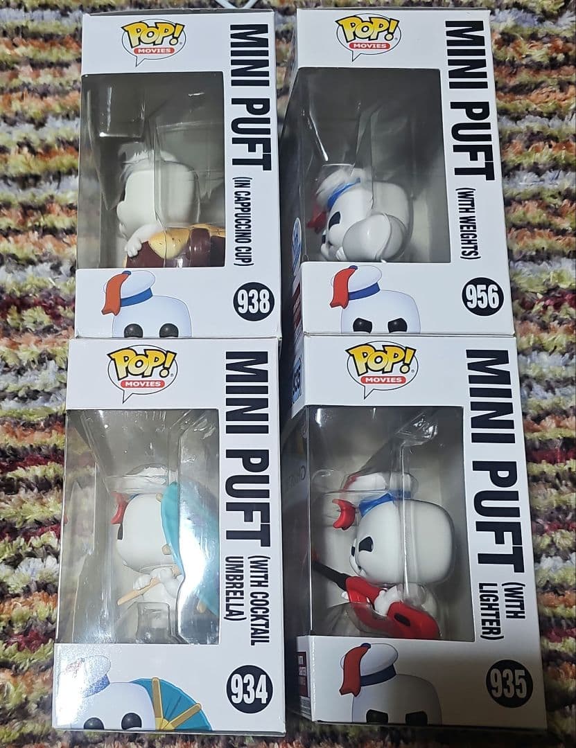 funko pop ゴーストバスターズ マシュマロマン 4種セット