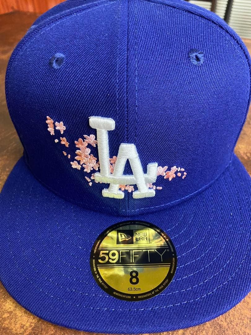 ドジャースNew Era 59FIFTY LAキャップ　サイズ8