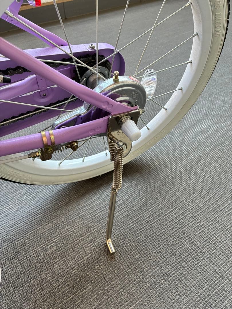 y*a様 子供用自転車 18インチ パープル　受け渡し希望