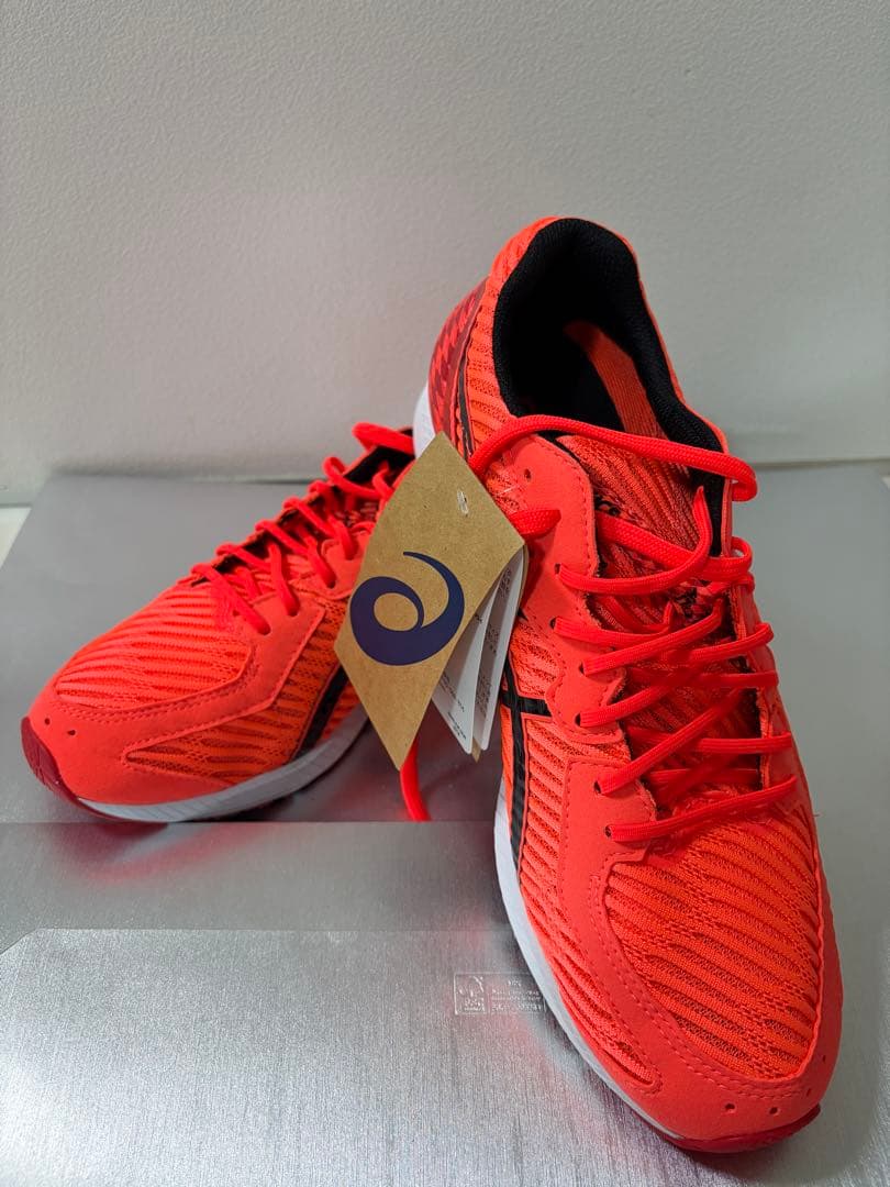 ASICS ランニングシューズ オレンジ
