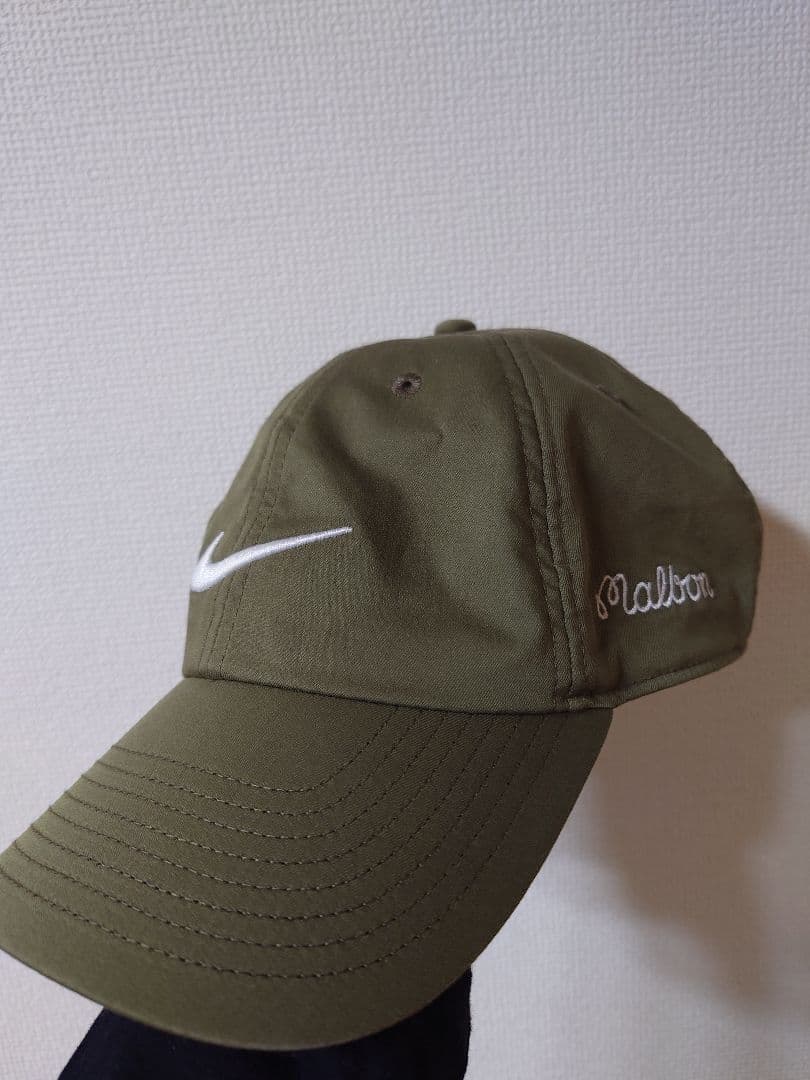 nike×malbon ゴルフ　キャップ　オリーブ　ナイキ　マルボン
