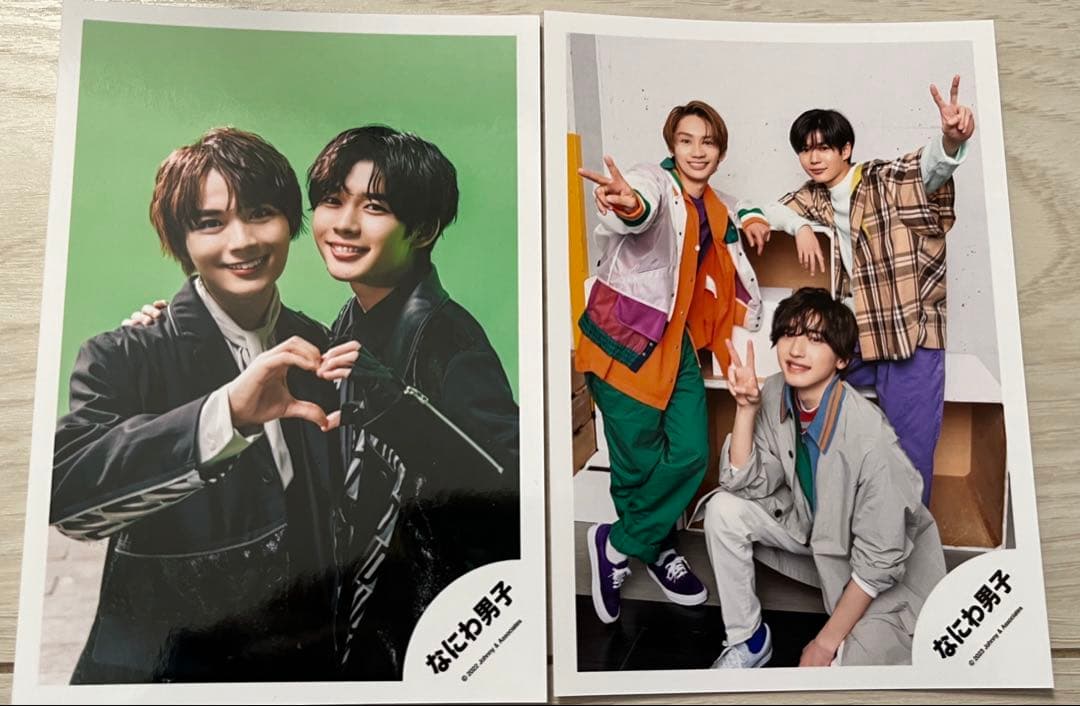 なにわ男子　バインダー&写真セット