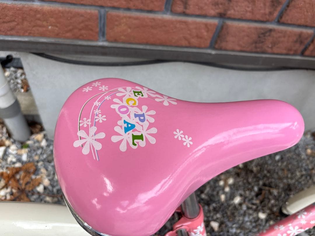 【引取り限定】ブリヂストン子供用自転車 ピンク白　値下げしました！14500円