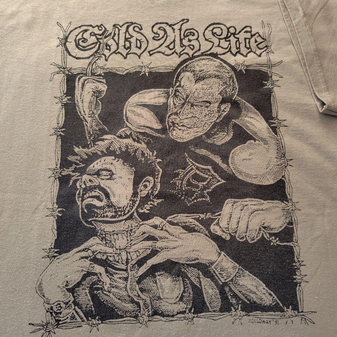 コールド　アズ　ライフ　Tシャツ XL ベージュ デトロイトハードコア