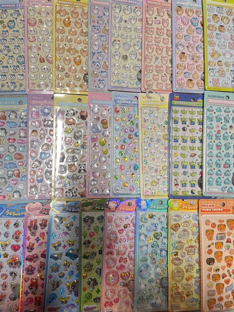 【正規品】ボンボンドロップシール　うるちゅる　ちいかわ　イオン限定　３０点