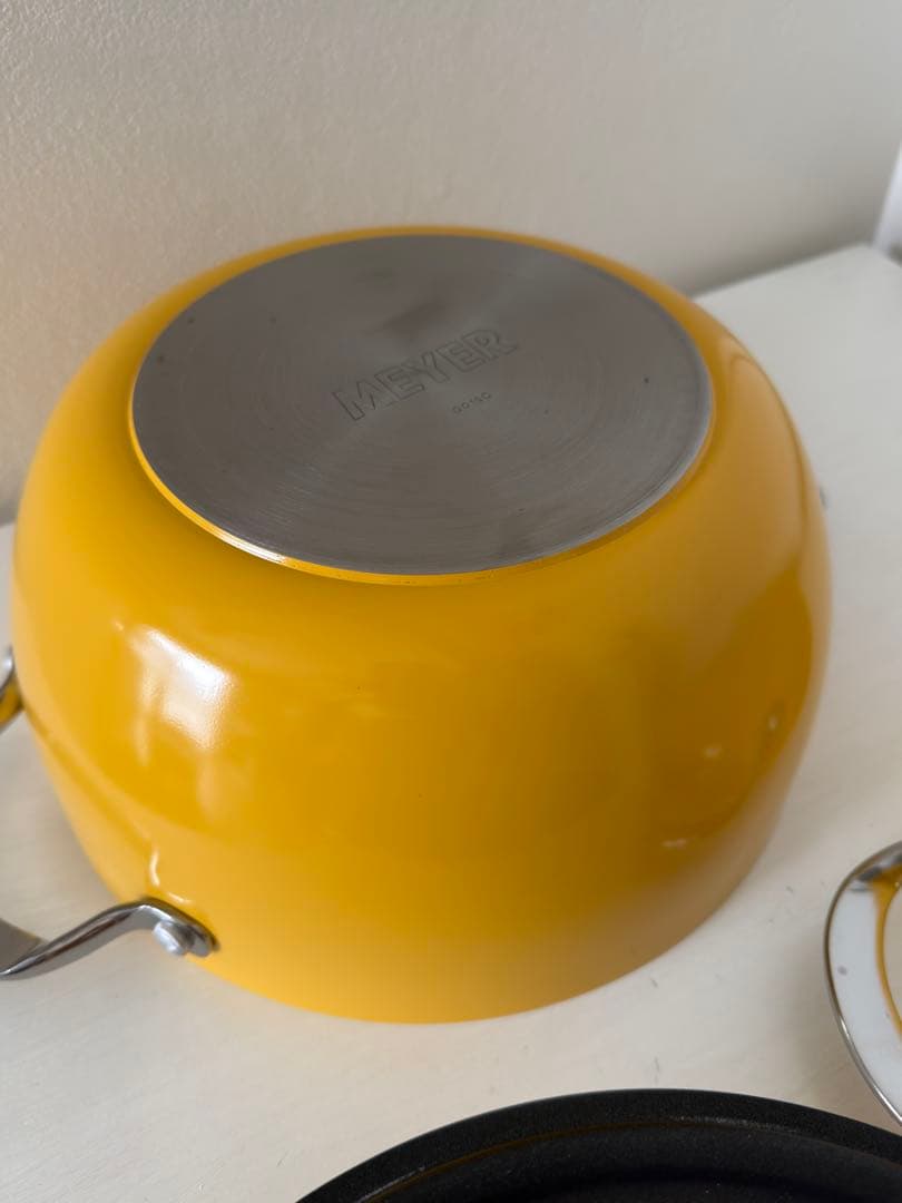 ✨美品✨ MEYER 両手鍋 24cm ライトポットセット イエロー IH対応