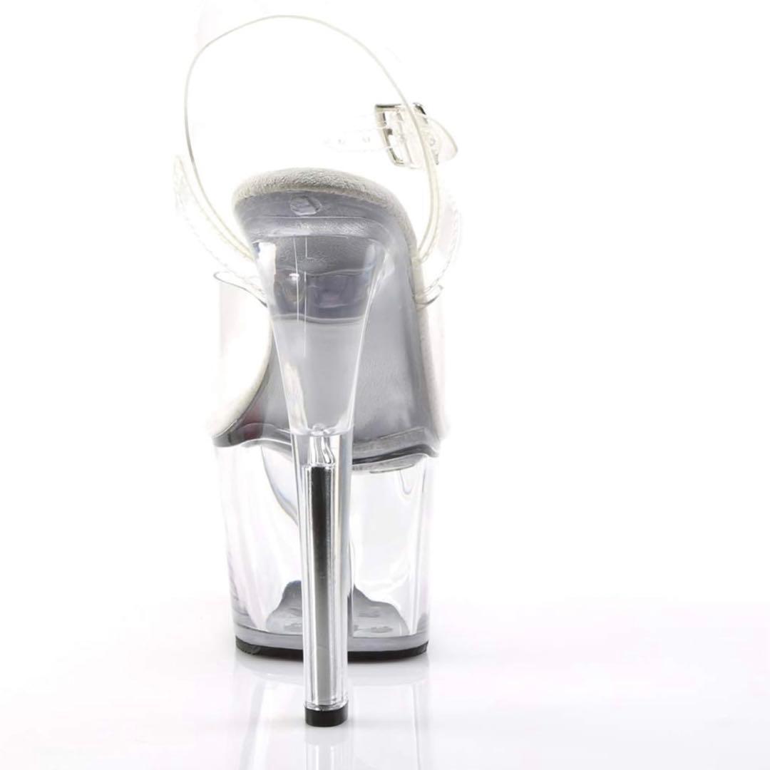peaser クリアヒール サイズ6 22.5〜23cm ポールダンス