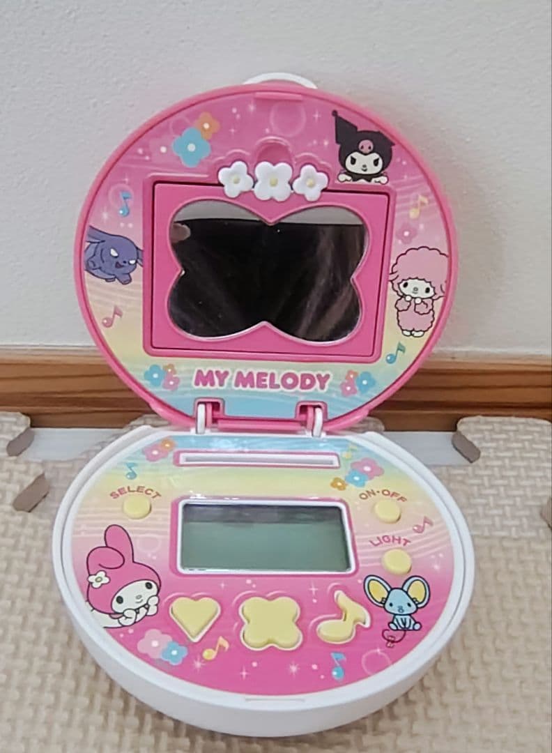 週末値下げ◆おねがいマイメロディ　メロディコンパクト　サンリオ　ゲーム　レトロ