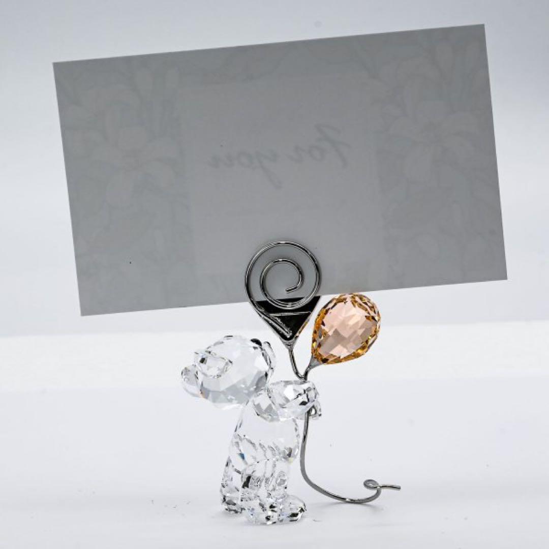 SWAROVSKI 風船ベア クマ メモ フォトスタンド