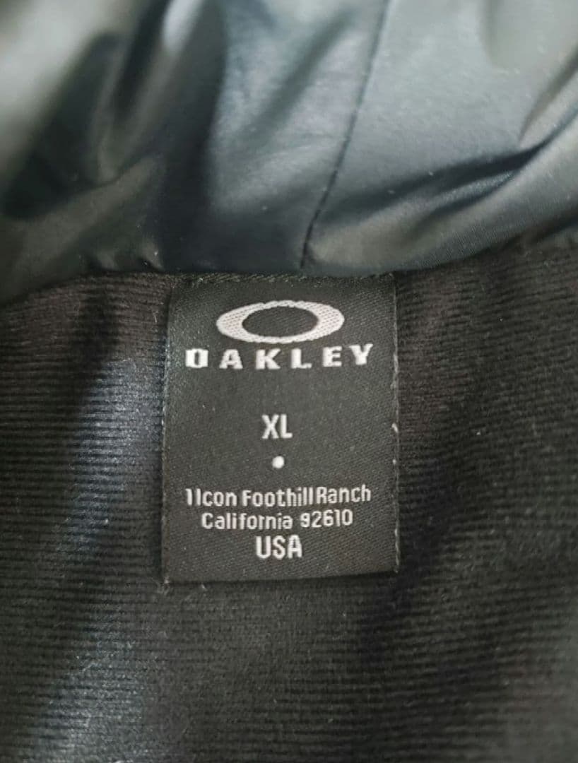 00s OAKLEY ジャケット ゴルフ ブラック USA製 XL