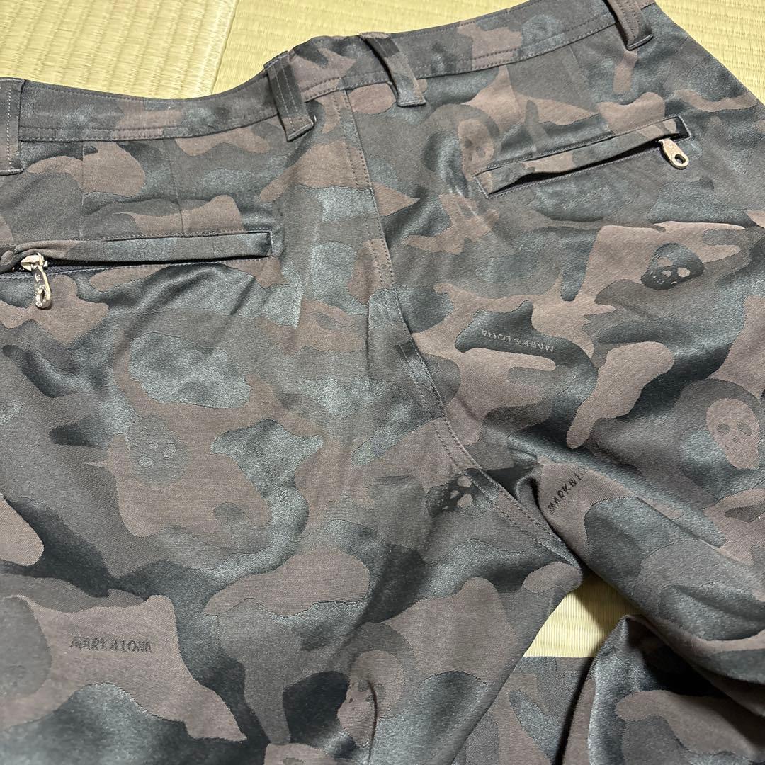 秋冬物、マーク＆ロナXL 迷彩柄 ゴルフパンツ