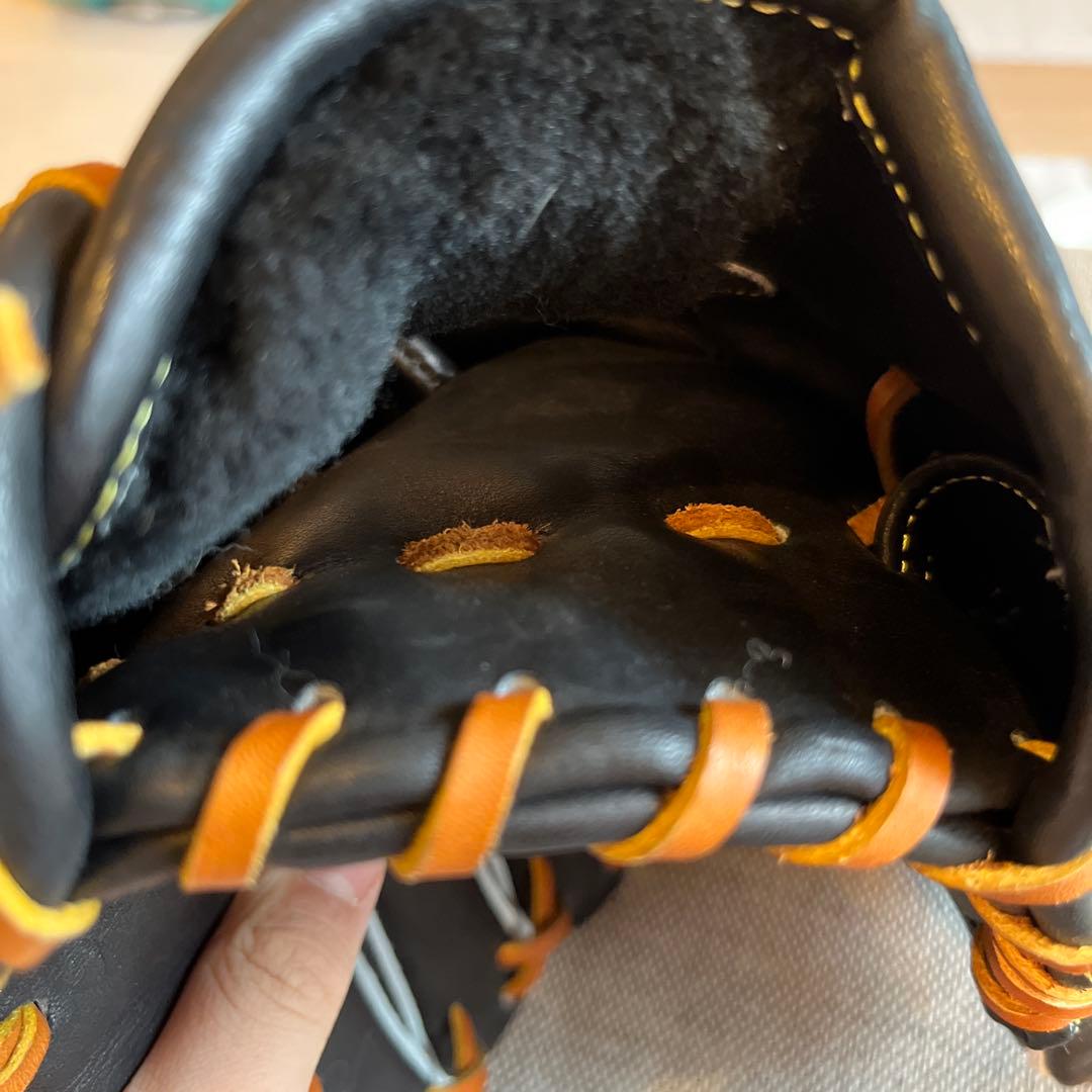 【新品・未使用】サエキスポーツ　軟式グローブ　外野手用　袋付き　刺繍なし