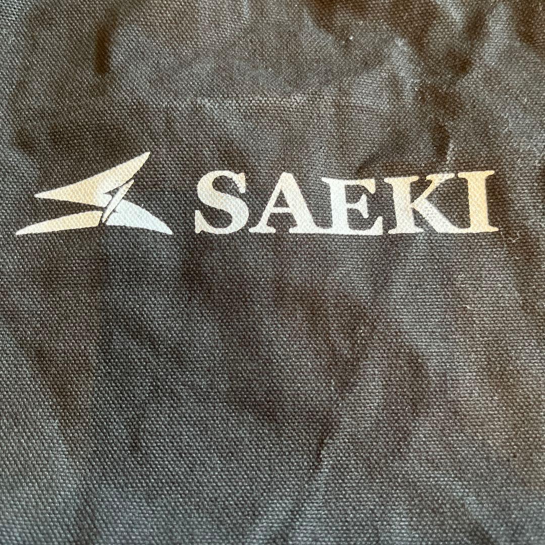 【新品・未使用】サエキスポーツ　軟式グローブ　外野手用　袋付き　刺繍なし