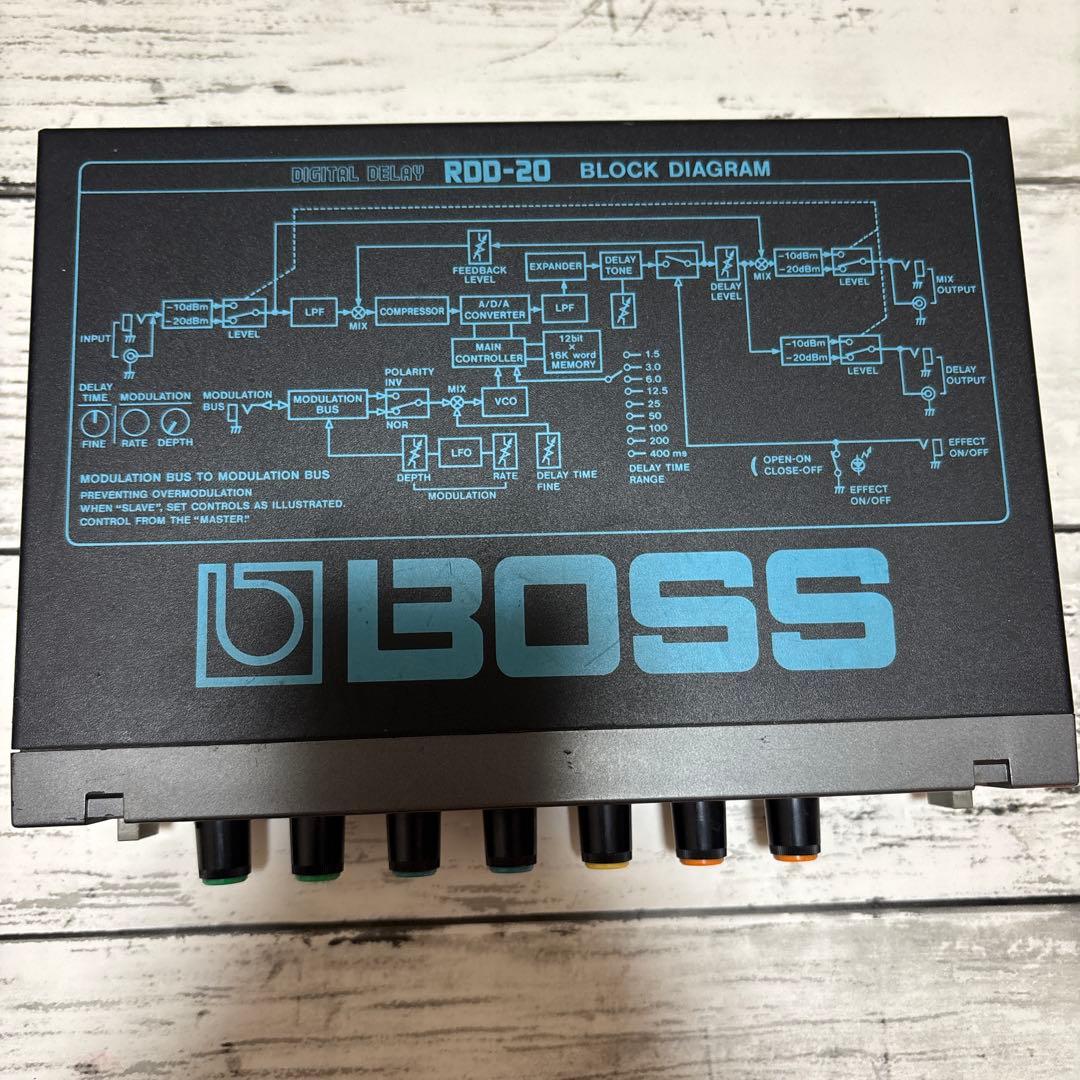 【動作OK】BOSS RDD-20 デジタルディレイ マイクロラック名機