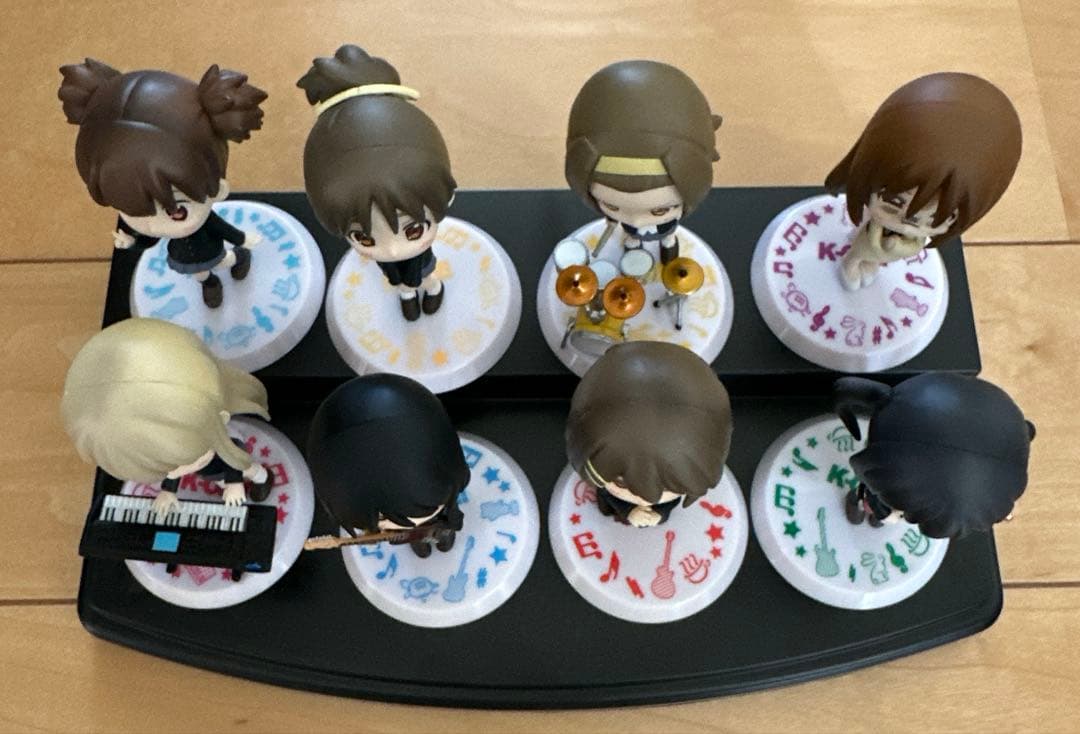 けいおん！のミニフィギュアです 日の当たらない棚で保管しています