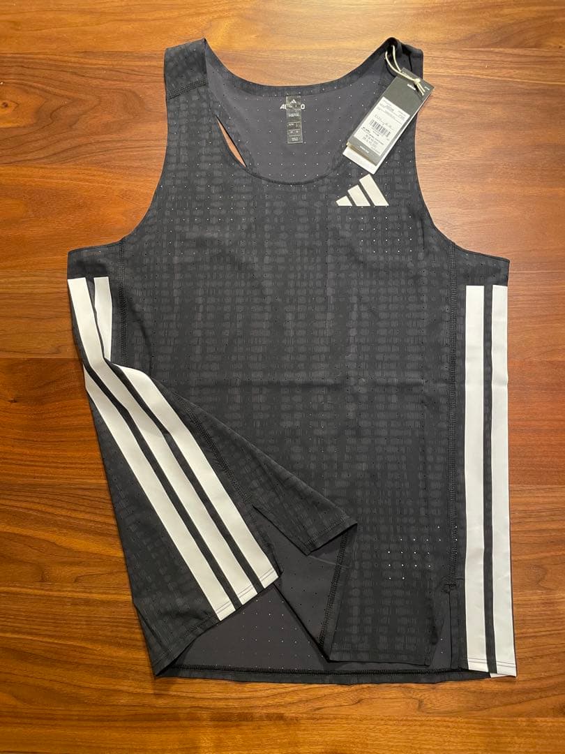 【新品】adidas adizero ランニング シングレット アディダス S