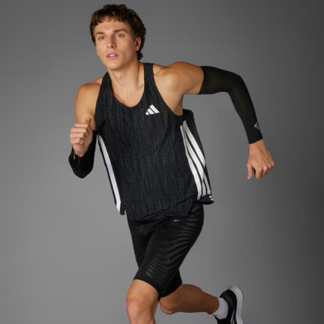 【新品】adidas adizero ランニング シングレット アディダス S