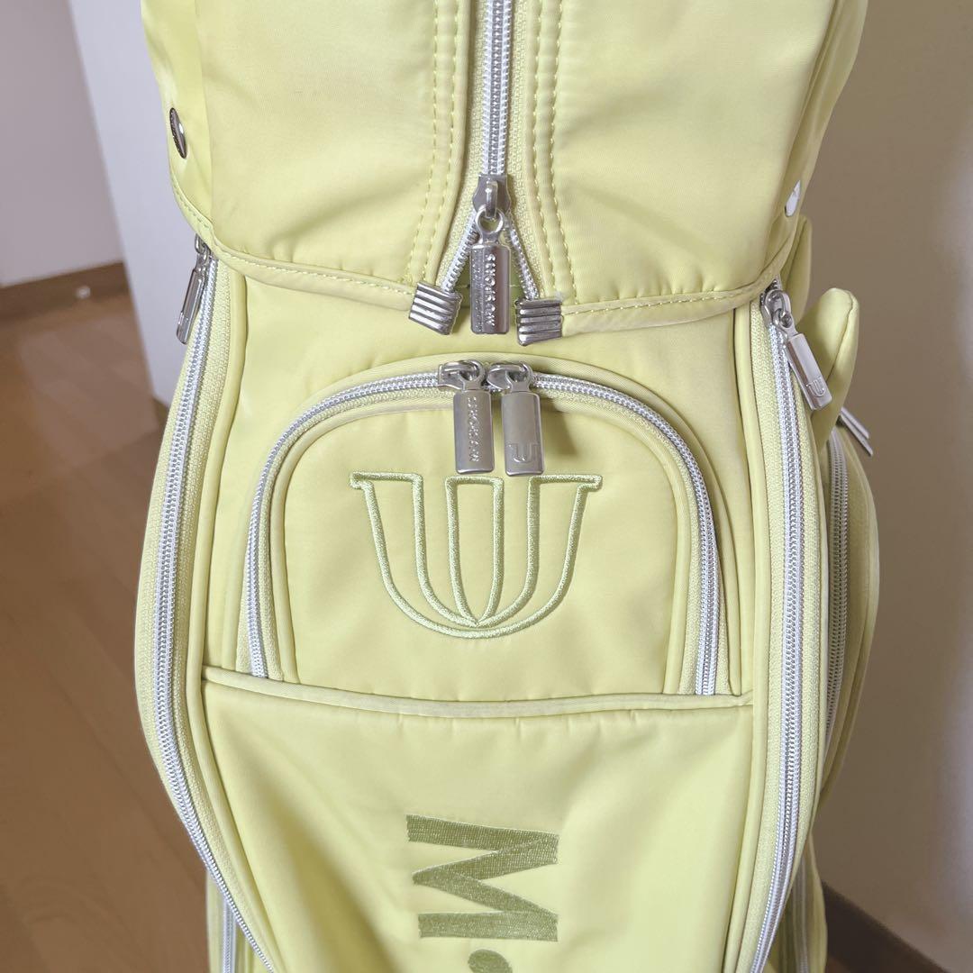 K291 M.U SPORTS 可愛い！イエローキャディバッグ
