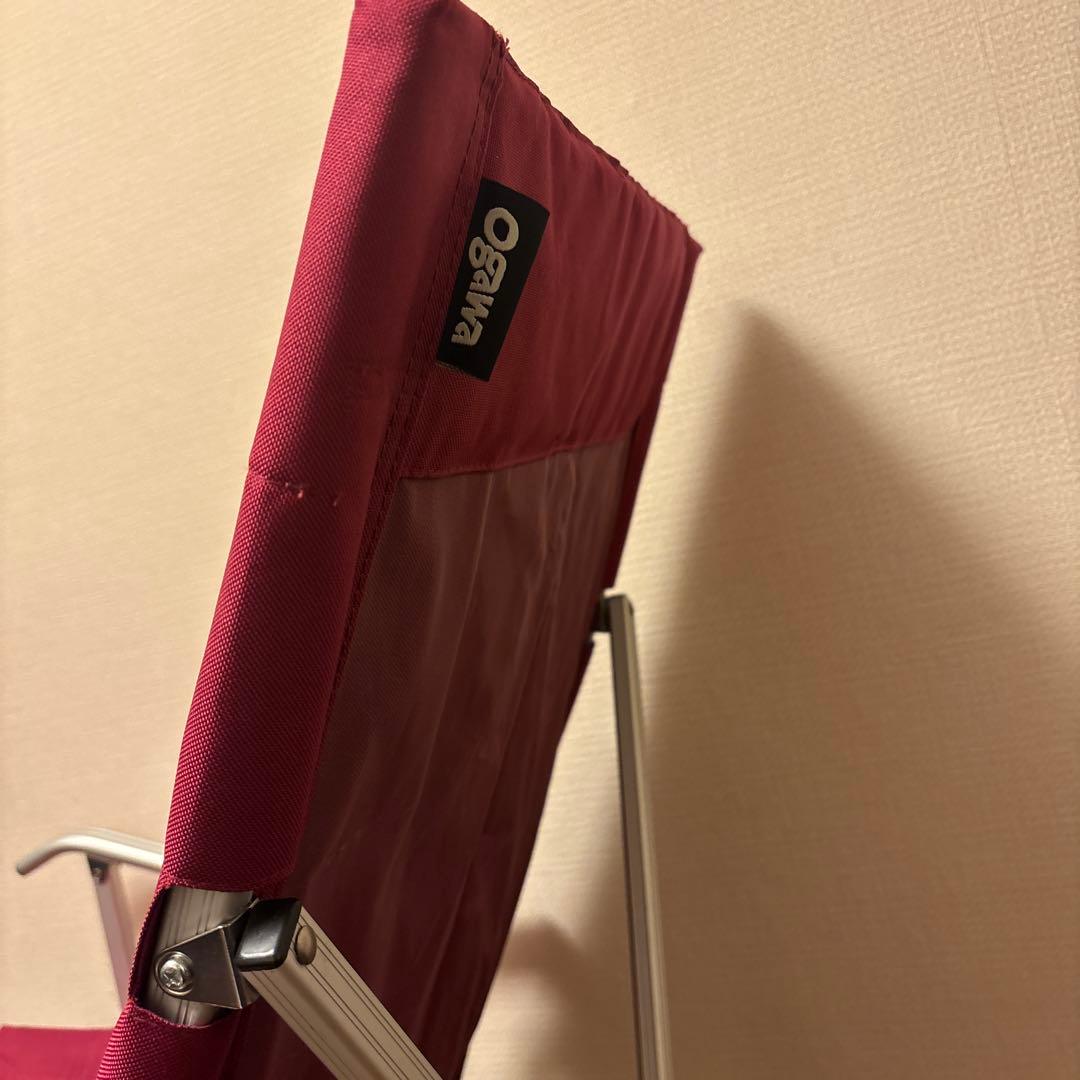 OGAWA 折りたたみチェア 赤 ✨
