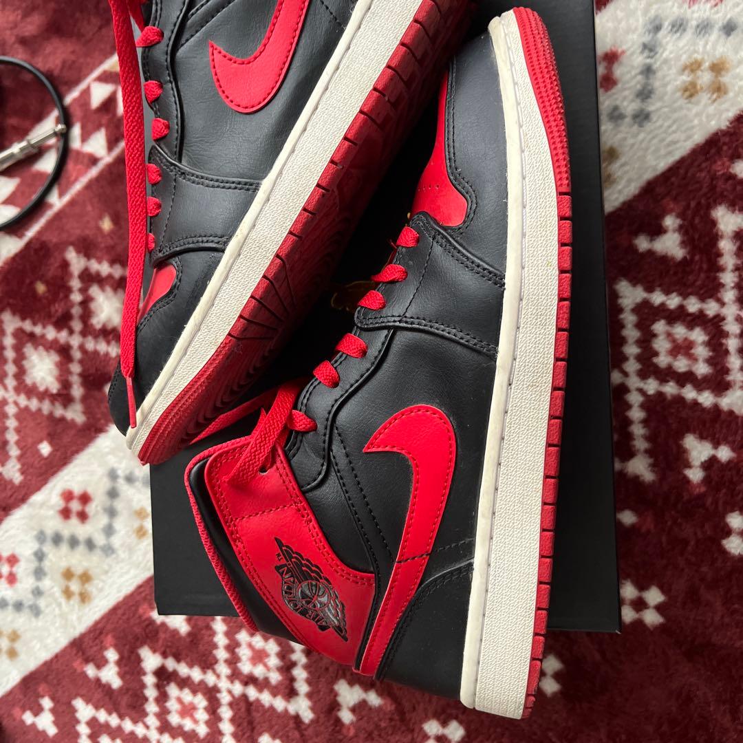 シューズ(男性用) AIR JORDAN 1 MID 27.5cm