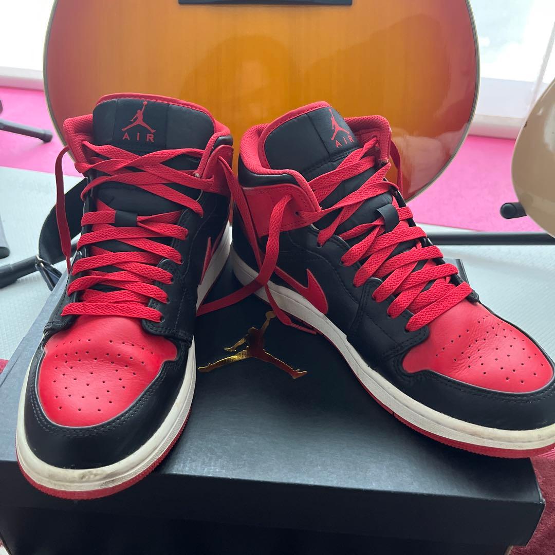 シューズ(男性用) AIR JORDAN 1 MID 27.5cm
