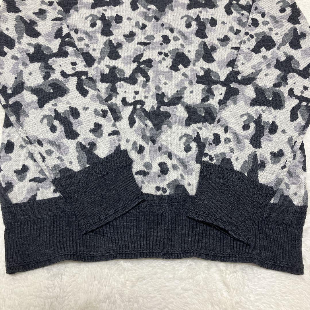 ⭐︎極美品⭐︎ BRIEFING セーター ニット カモフラ Vネック ゴルフウエア