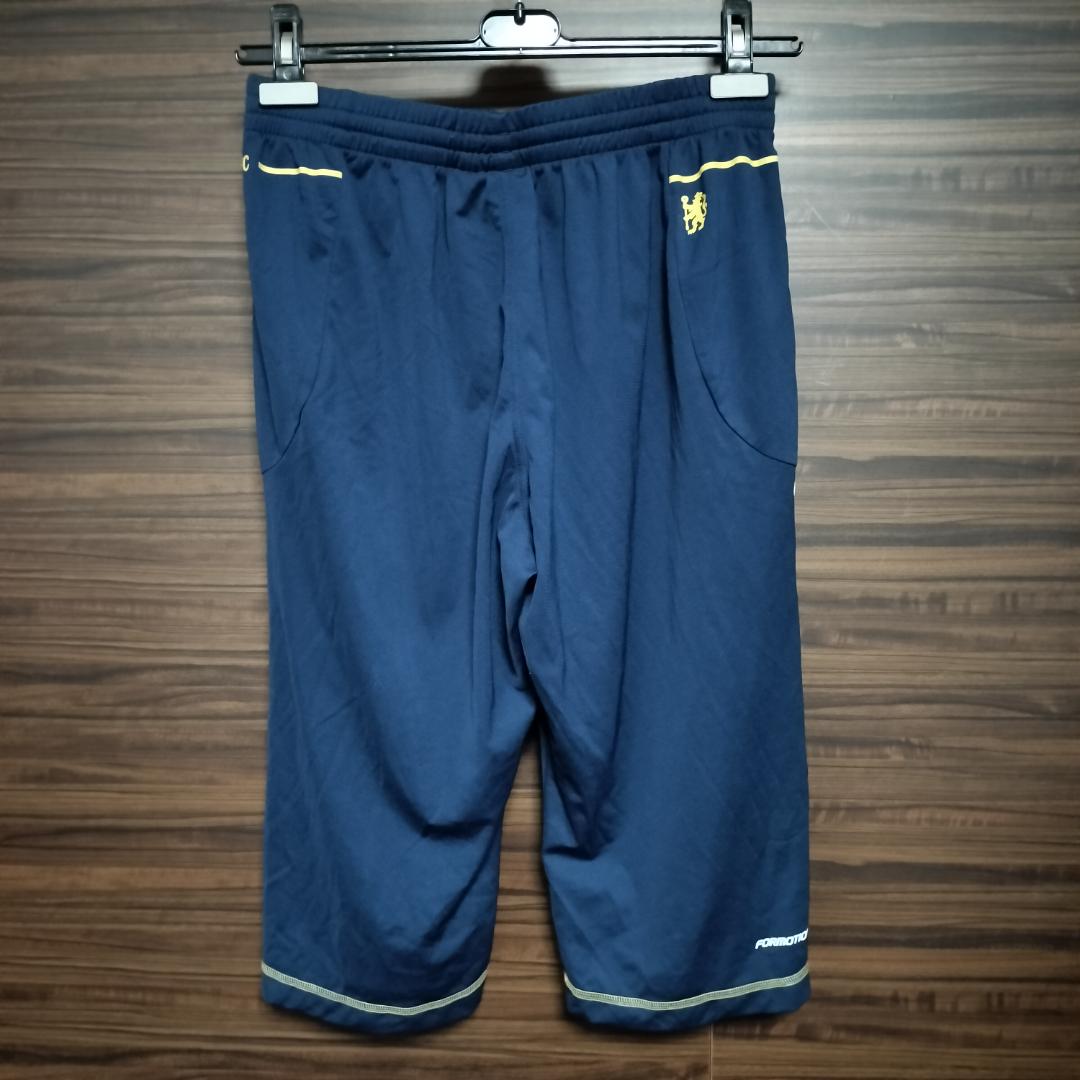 adidas Chelsea FC samsung ハーフパンツ ネイビー七分丈
