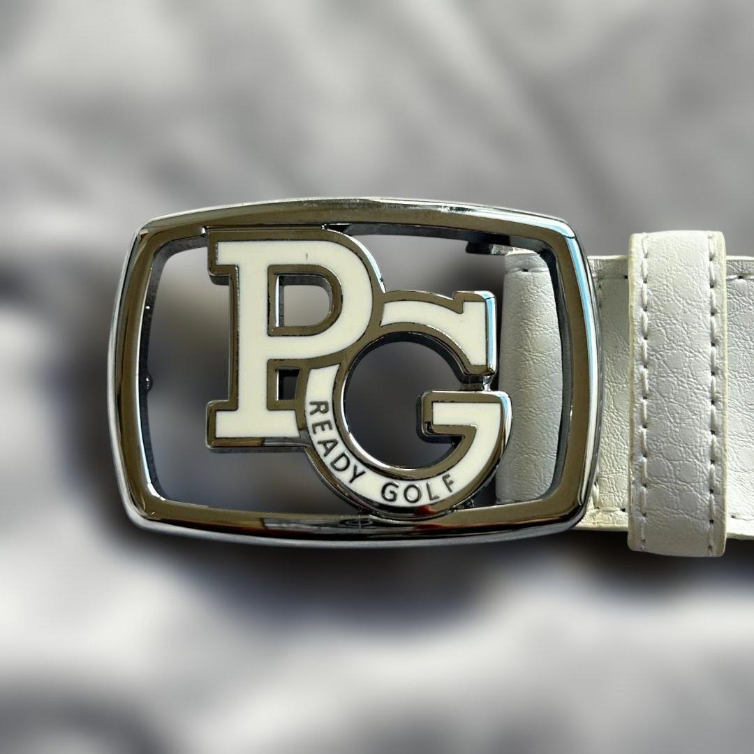 PG READY GOLF ホワイトベルト⚫︎8-079