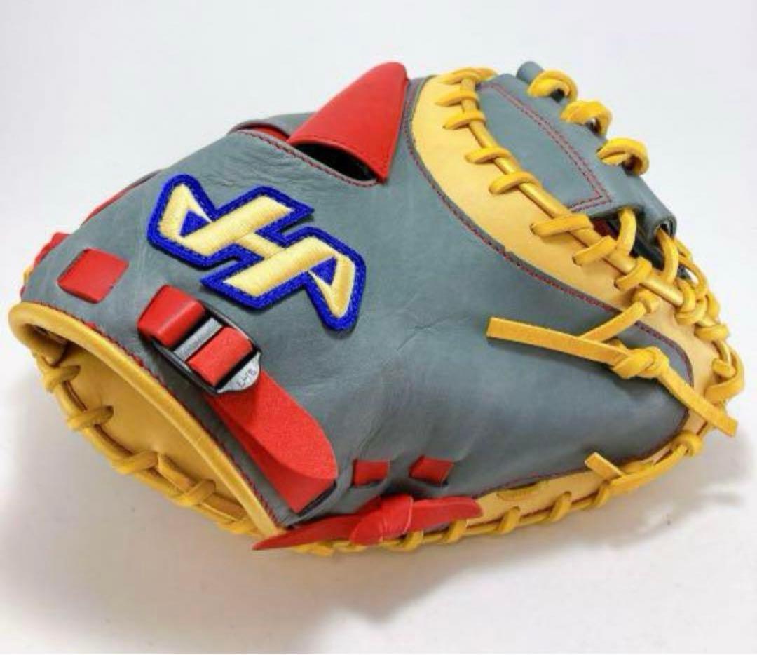 ハタケヤマ 硬式 キャッチャーミット 限定オーダー キャメル 339