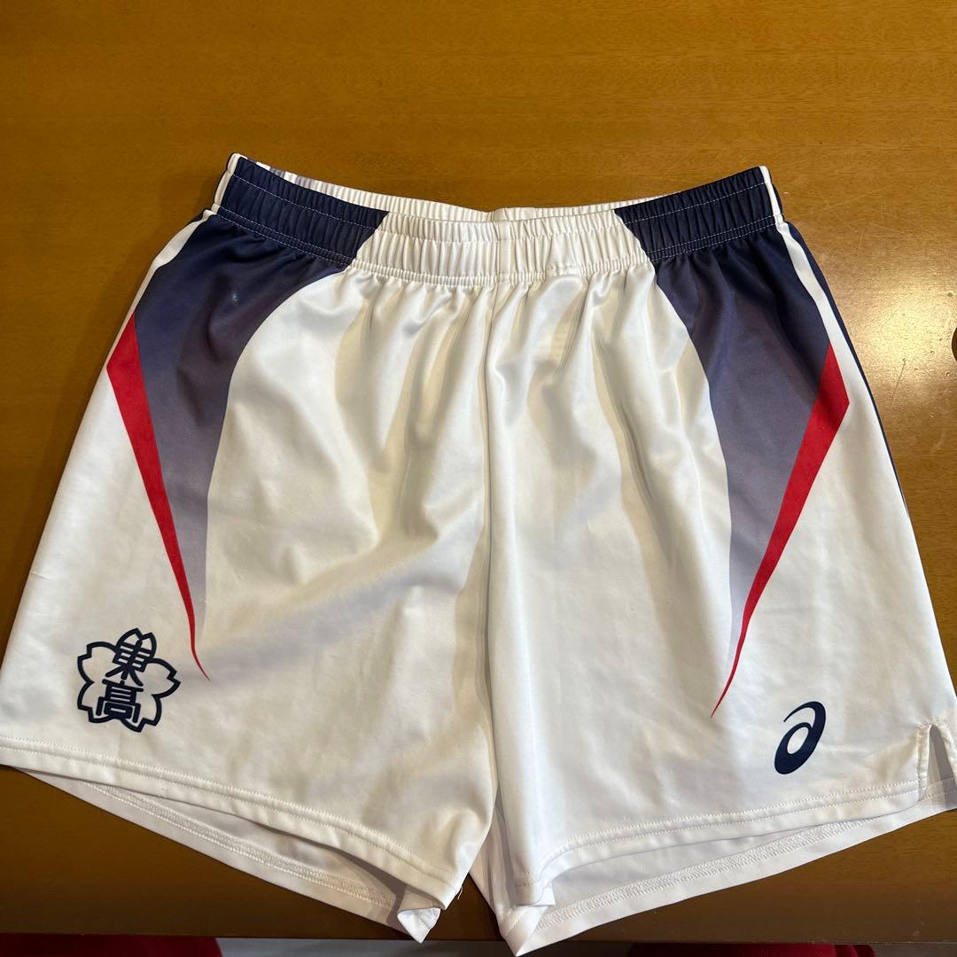 東山高校バレーボールユニフォームパンツ ホワイト