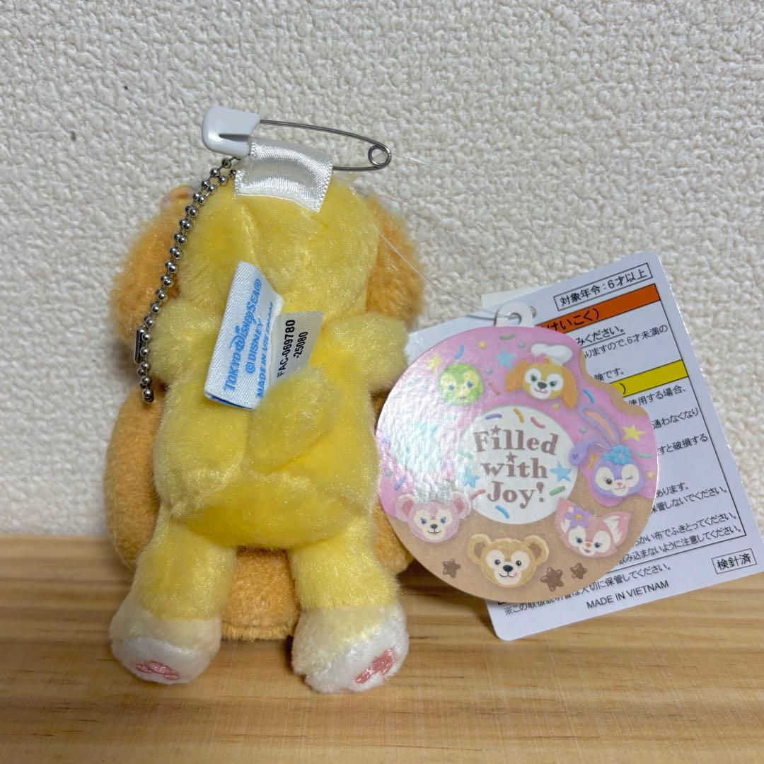 ダッフィー ドーナツ　フィルドウィズジョイ　ぬいぐるみバッジ　ステラルー