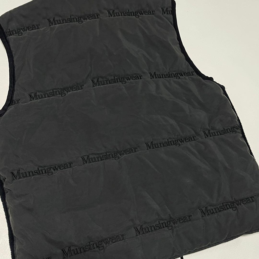 MUNSINGWEAR フリースベスト 日本製 ファブミックス マンシングウェア