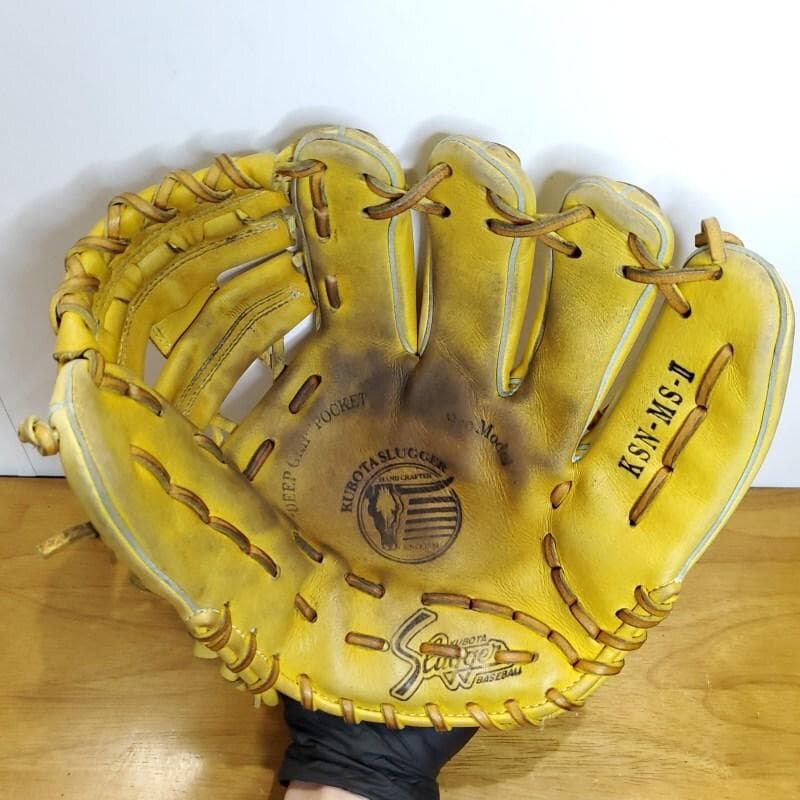 久保田スラッガー 日本製 KSN-MS-2 良品 内野用 軟式グローブ