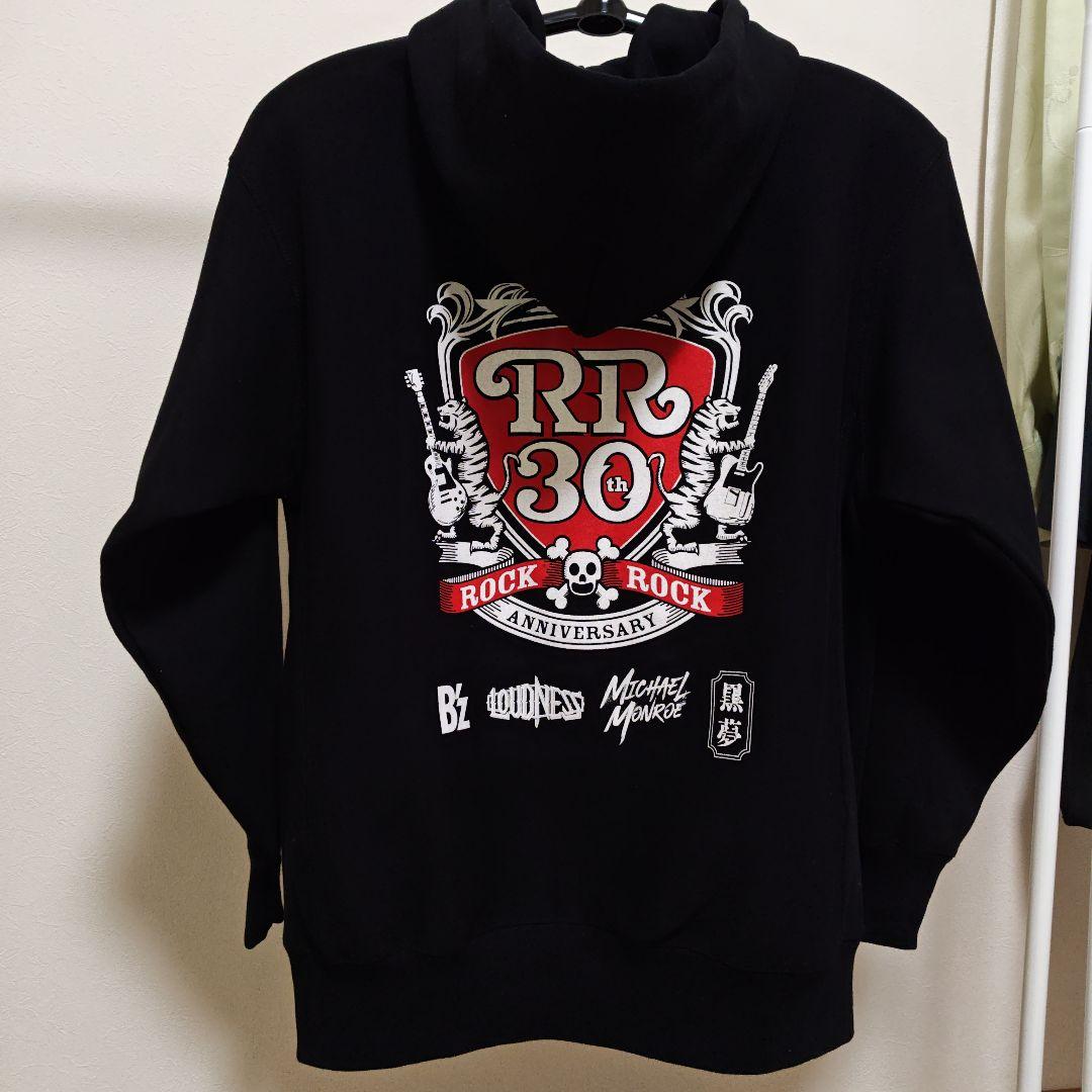 B'z☆黒夢☆ROCK ROCK30周年記念 パーカー XL