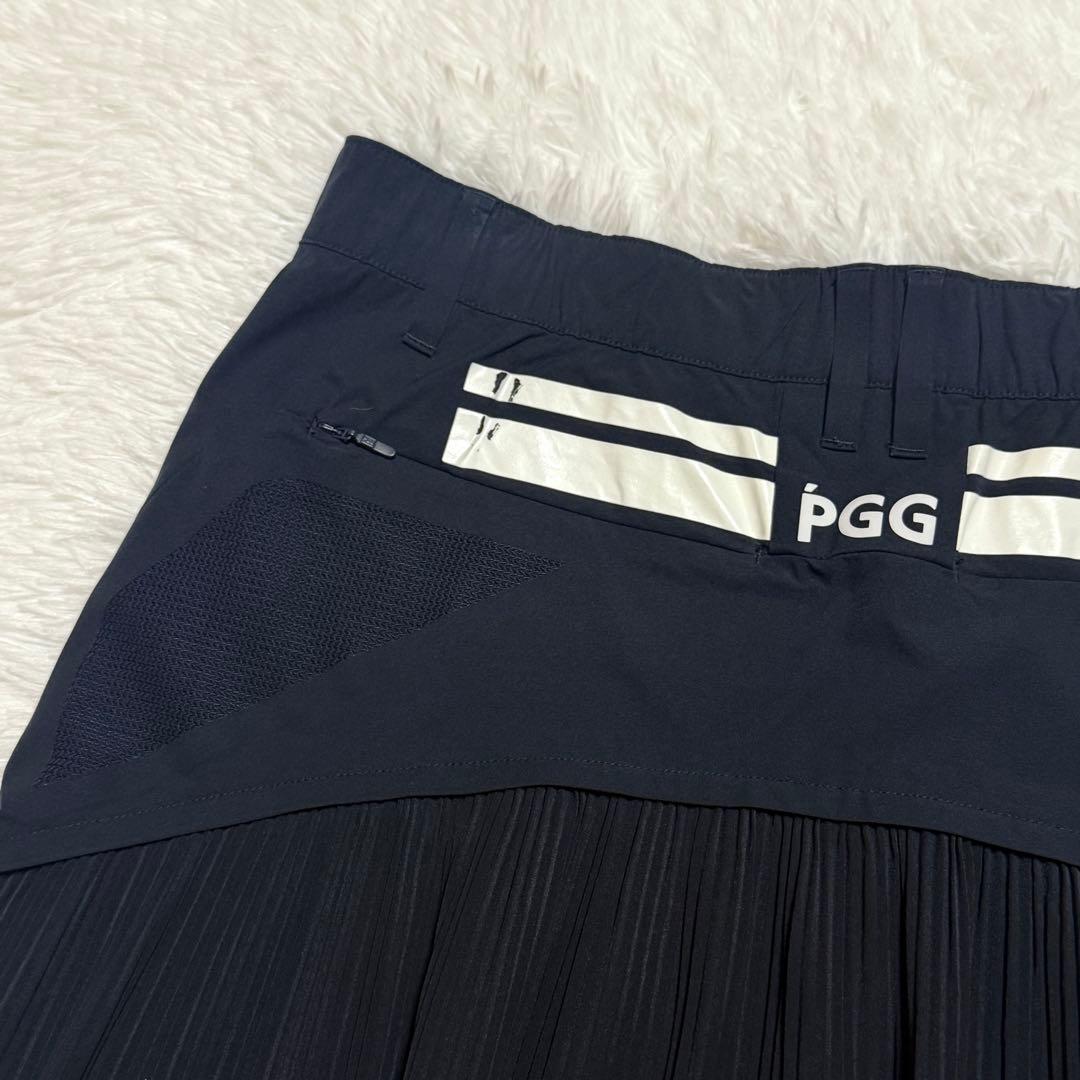 PGG パーリーゲイツゴルフウェアストレッチスカートプリーツ