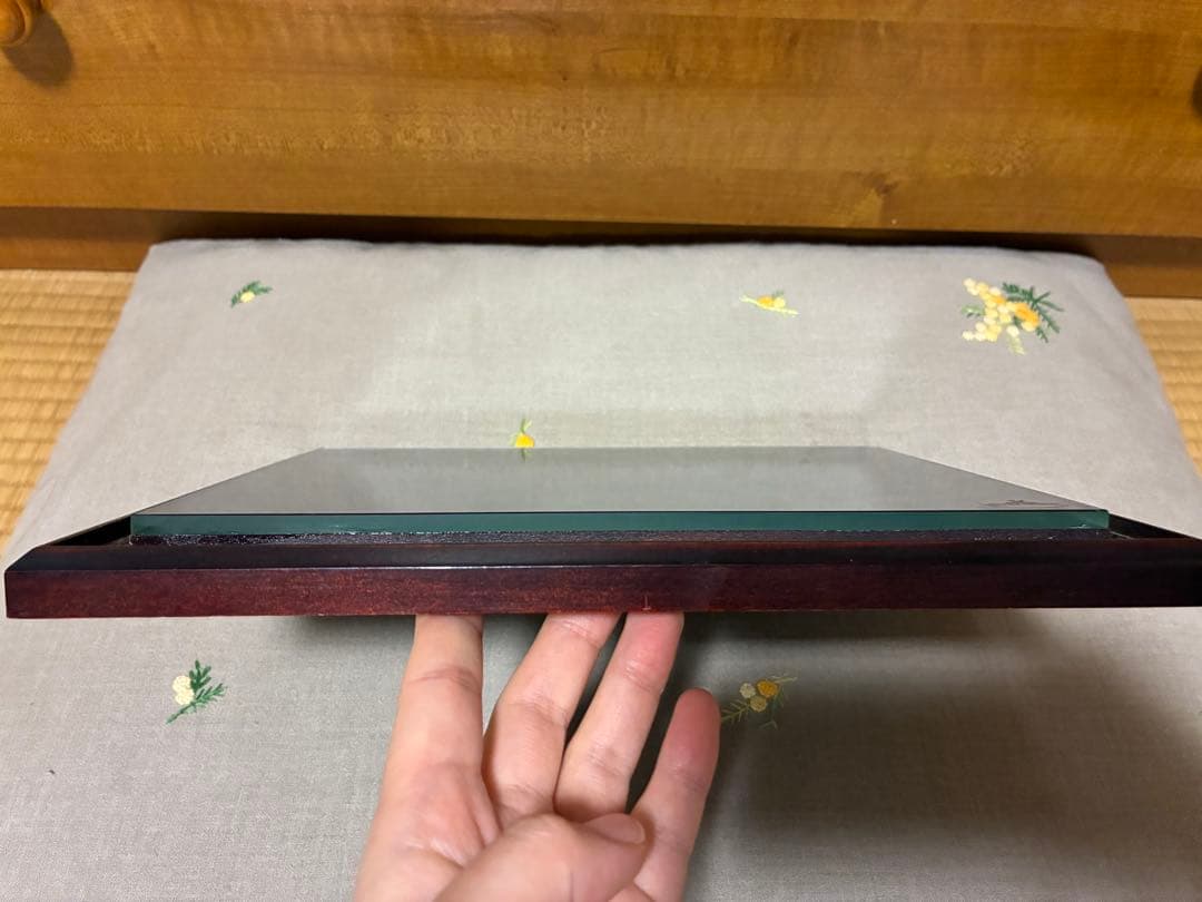 スワロフスキー　ディスプレイ　ショー　ケース 木製　ガラス　ミラー