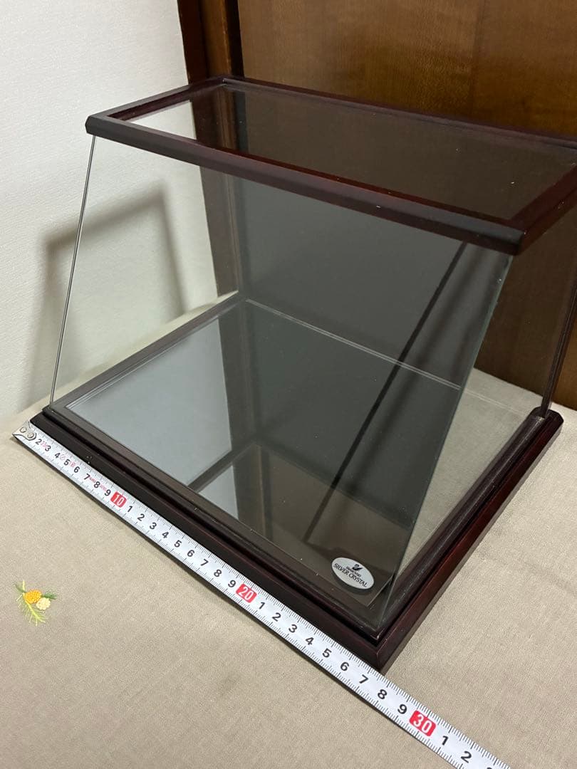スワロフスキー　ディスプレイ　ショー　ケース 木製　ガラス　ミラー