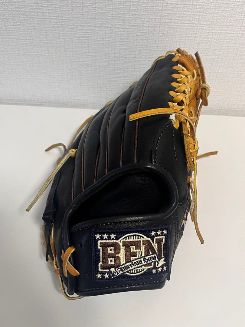 BEN 軟式グラブ　グローブ　外野手用　ブラック　USA-7500BN