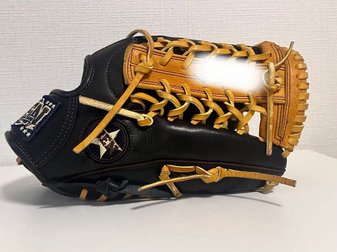BEN 軟式グラブ　グローブ　外野手用　ブラック　USA-7500BN