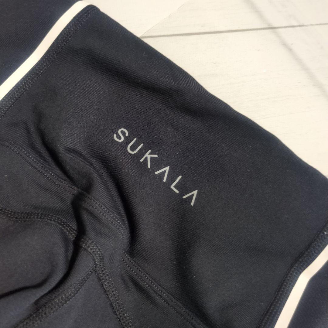 SUKALA ブラック ヨガウェア S カラーラインレギンス 美品
