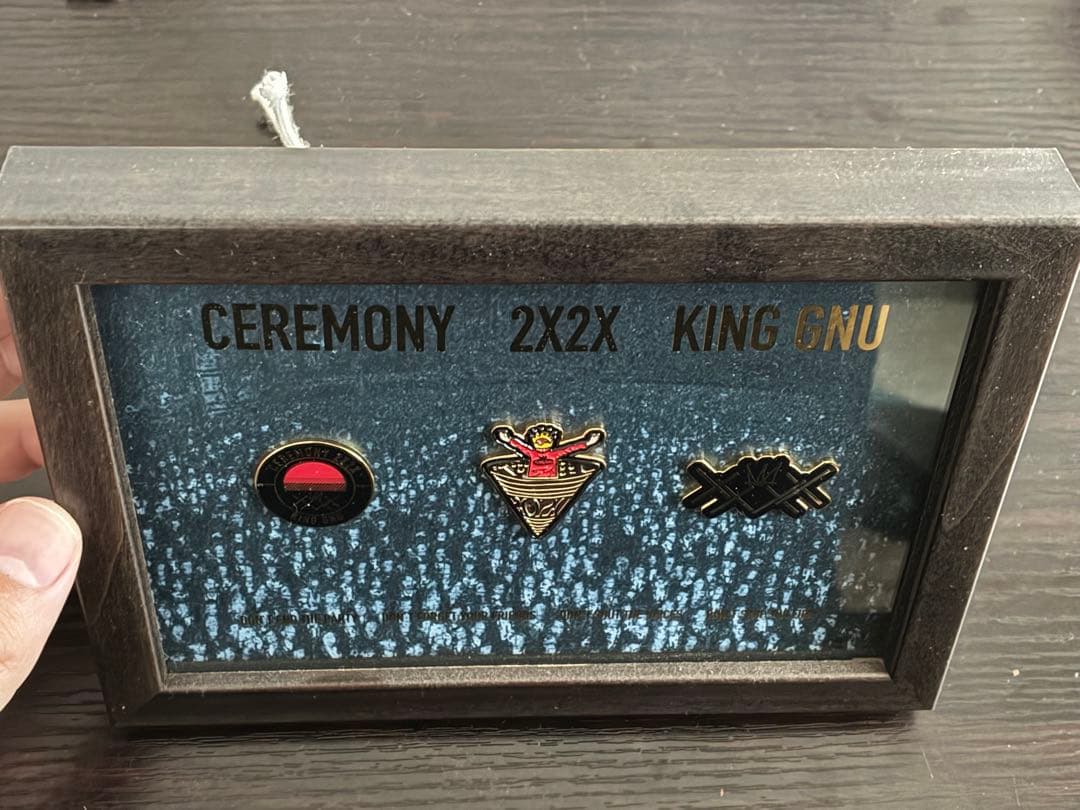 KING GNU CEREMONY 2X2X ピンバッジセット　箱付き