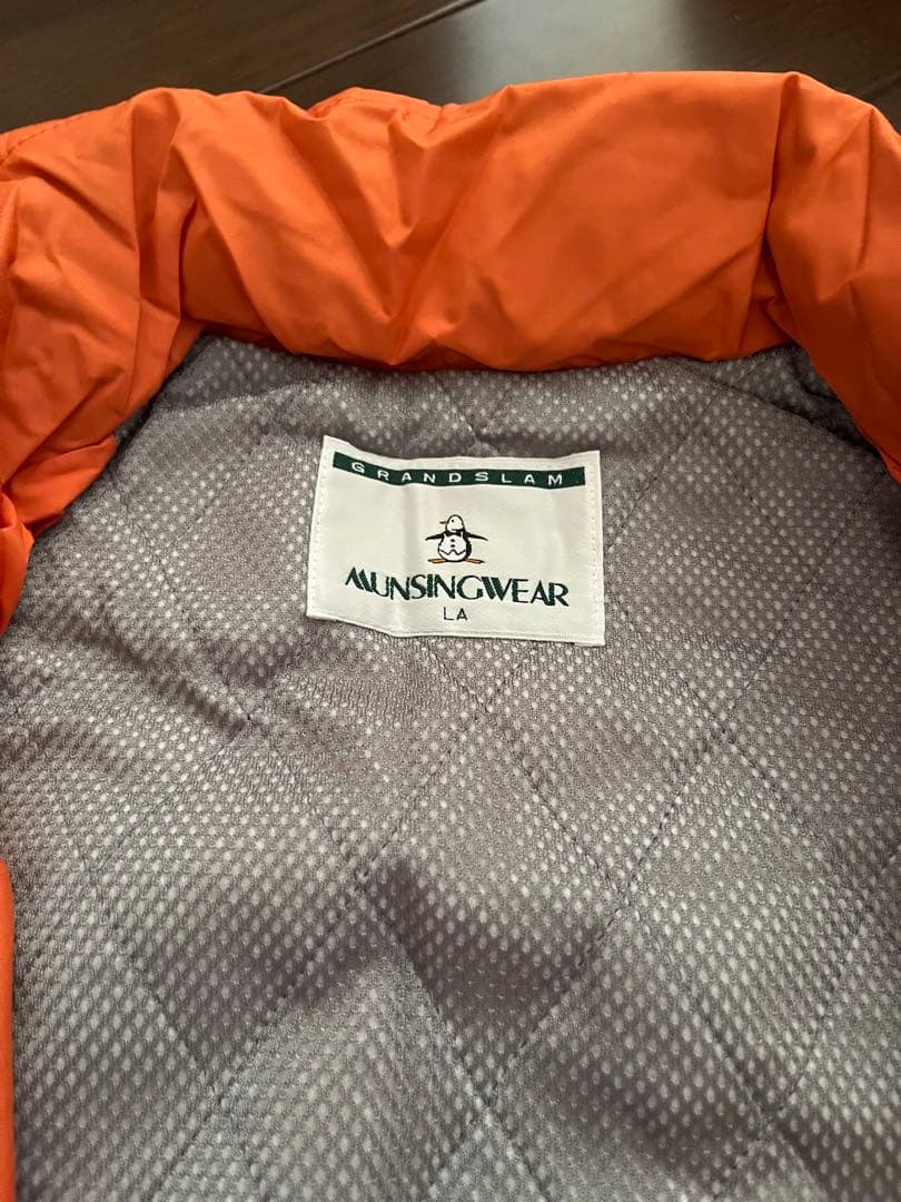 Munsingwear オレンジ ベスト　新品　L ゴルフ